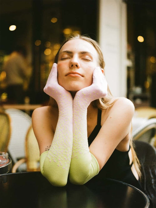 Dilly Socks Notre Chaussettes: Granular Smiles