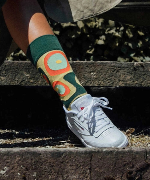 Dilly Socks Notre Chaussettes: Grass Island