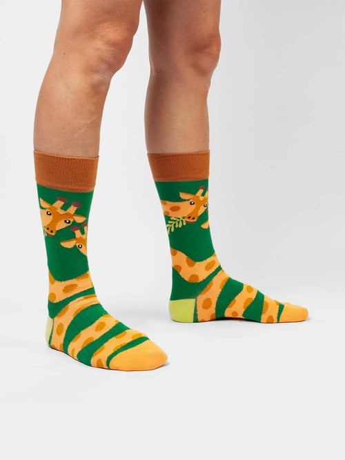 Dilly Socks Notre Chaussettes: Green Longneck