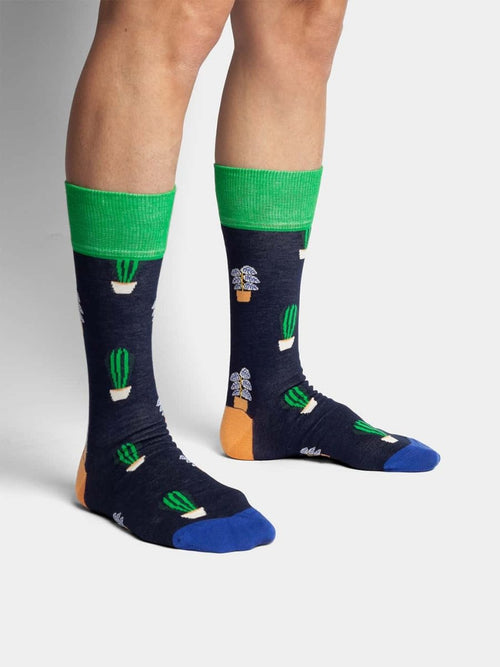 Dilly Socks Notre Chaussettes: Green Thumb