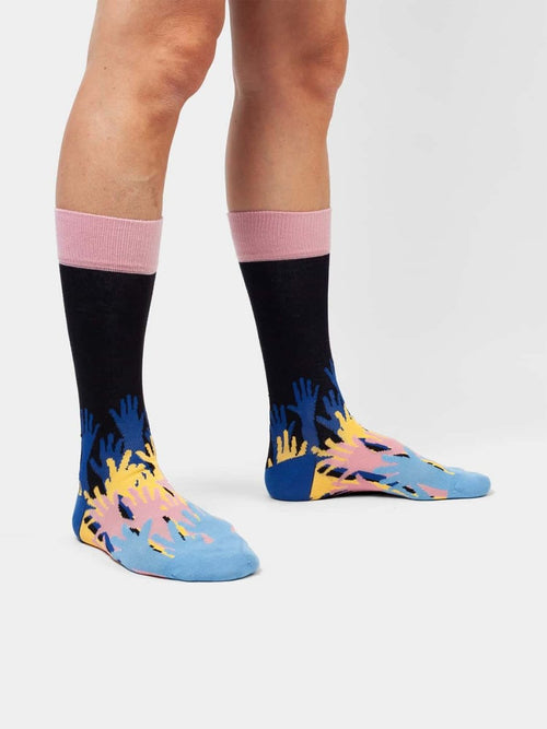 Dilly Socks Notre Chaussettes: Hands Up Baby