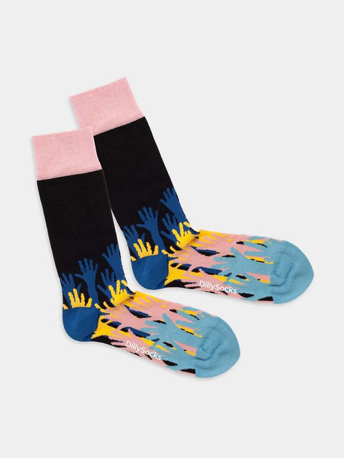 dilly socks Notre chaussettes: Hands up Baby