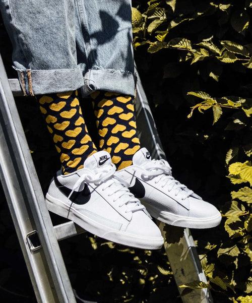 Dilly Socks Notre Chaussettes: Heart Blues