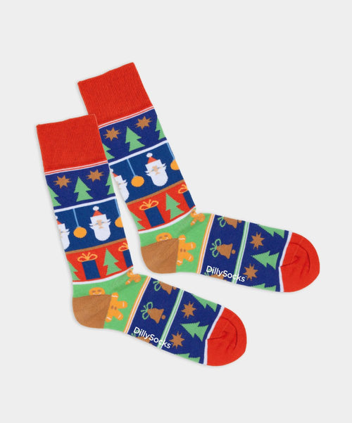 dilly socks Notre chaussettes: Hello Santa