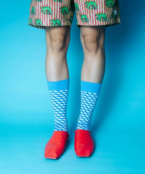 Dilly Socks Notre Chaussettes: Horizon Dice