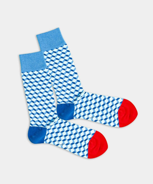 dilly socks Notre chaussettes: Horizon Dice