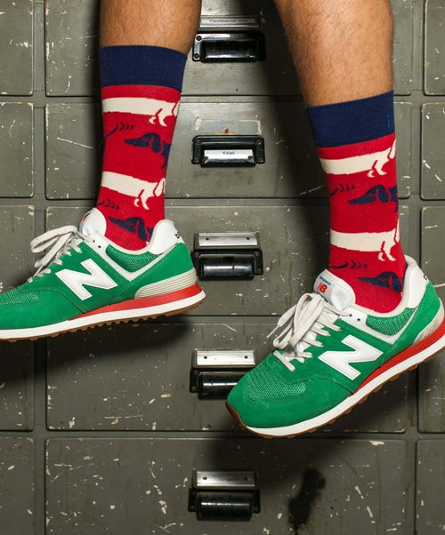 Dilly Socks Notre Chaussettes: Hot Dog