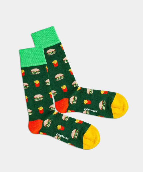 dilly socks Notre chaussettes: Junk Food
