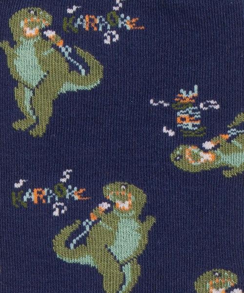 Dilly Socks Notre Chaussettes: Karaoke Dino