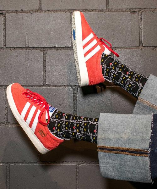 Dilly Socks Notre Chaussettes: Kitty Chat