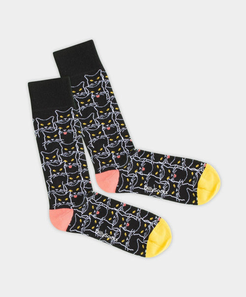 dilly socks Notre chaussettes: Kitty Chat