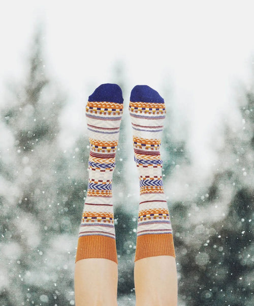 Dilly Socks Notre Chaussettes: Knitty Frosty Winter