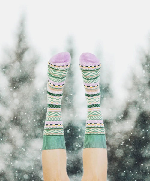 Dilly Socks Notre Chaussettes: Knitty Heart Warming