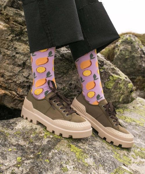 Dilly Socks Notre Chaussettes: Lila Lemon