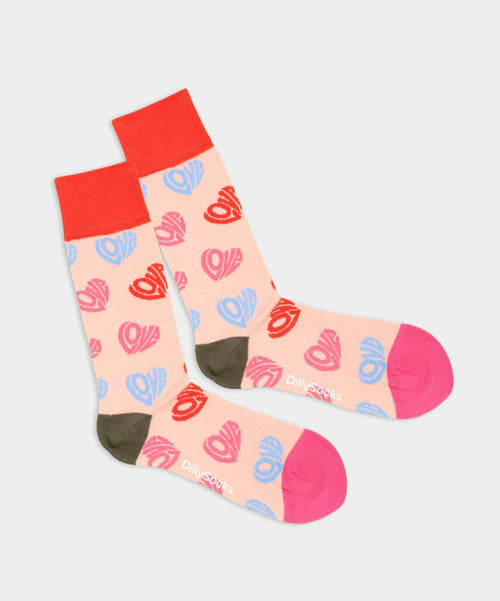 dilly socks Notre chaussettes: Love Is All Around