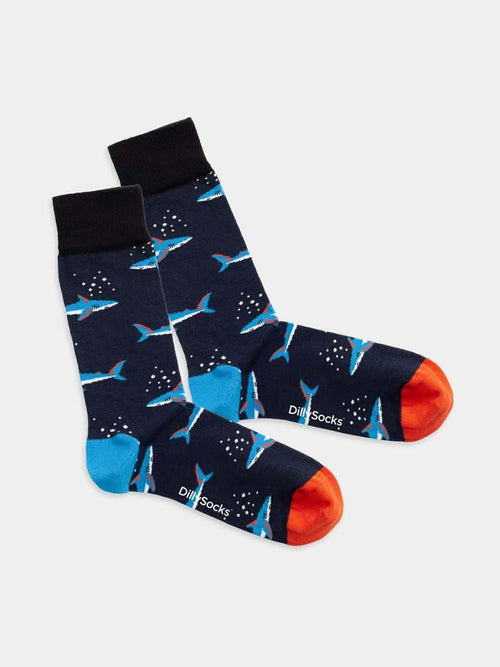 dilly socks Notre Chaussettes: Mamma Shark