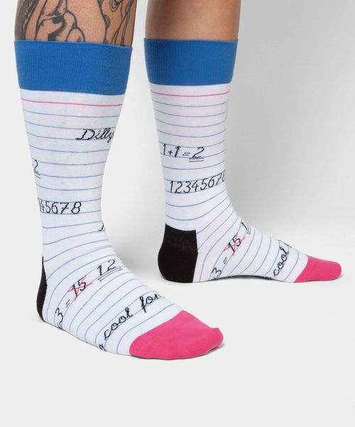 Dilly Socks Notre Chaussettes: Math Class