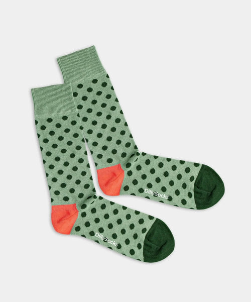 Dilly Socks Notre Chaussettes: Meadow Dots