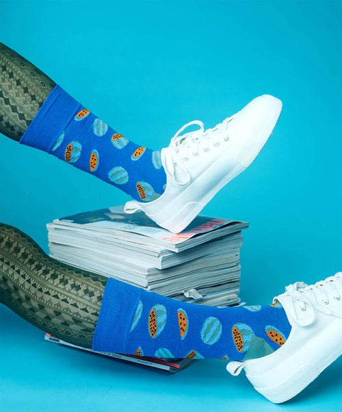 Dilly Socks Notre Chaussettes: Mellow Melon