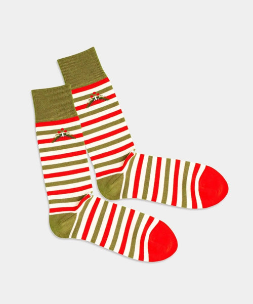 dilly socks Notre chaussettes: Mistletoe Kiss