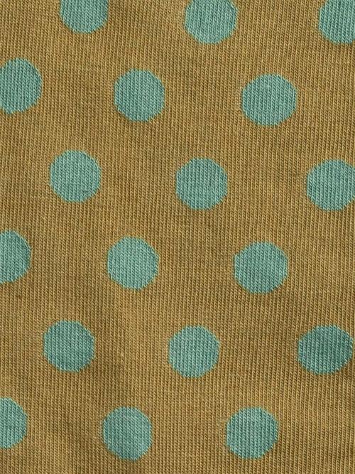 Dilly Socks Notre Chaussettes: Moss Green Dots