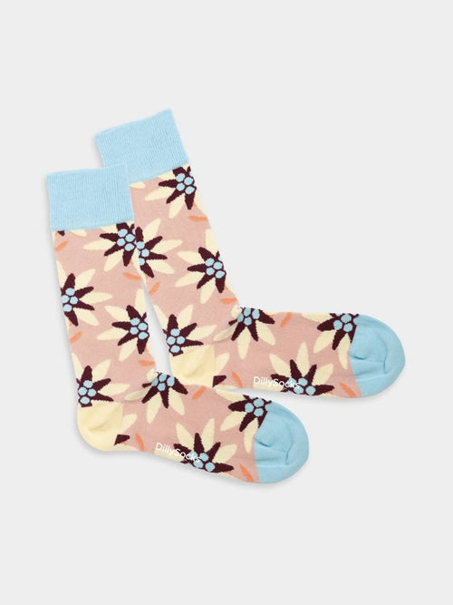 dilly socks Notre Chaussettes: Mountain Bloomers