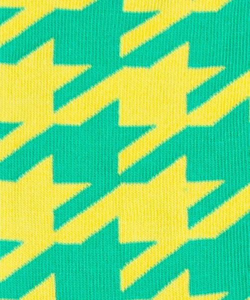 Dilly Socks Notre Chaussettes: Neon Houdstooth