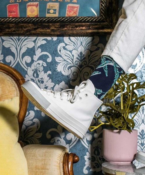 Dilly Socks Notre Chaussettes: Night Leaf