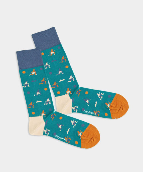 dilly socks Notre chaussettes: Night Runner