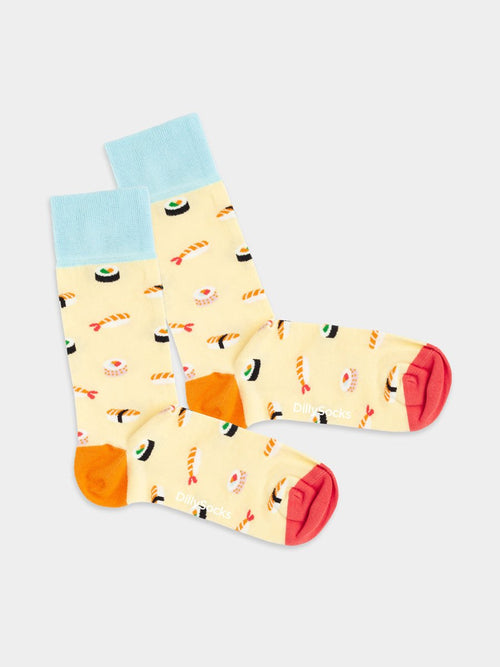 dilly socks Notre Chaussettes: Nigiri & Maki