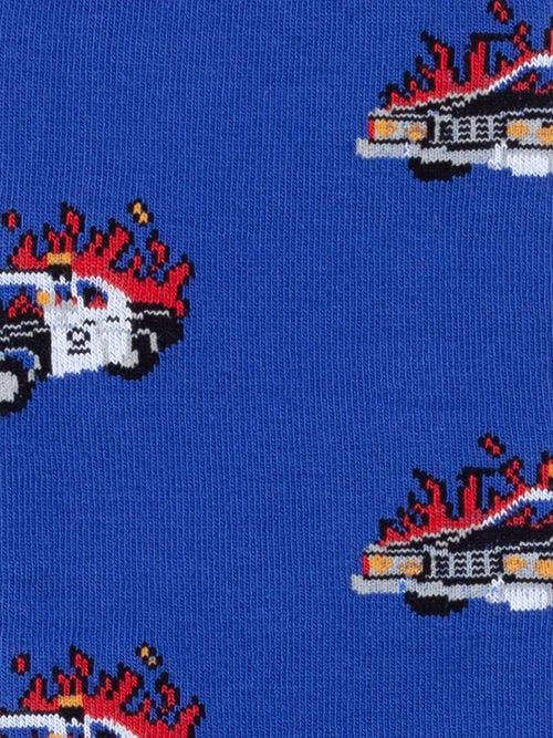 Dilly Socks Notre Chaussettes: On Fire