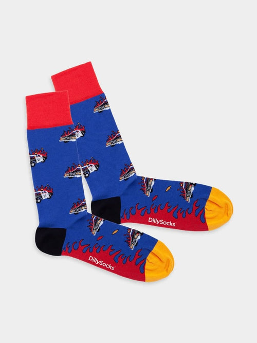 dilly socks Notre Chaussettes: On Fire