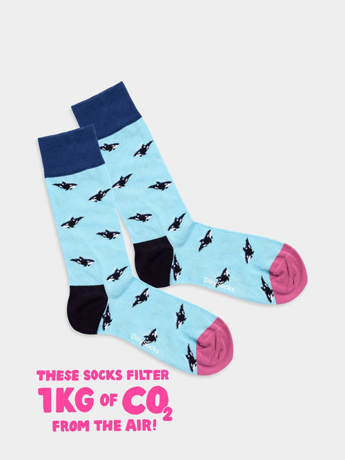 dilly socks Notre chaussettes: Orca Fever