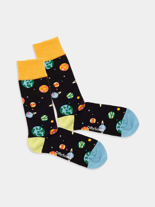 dilly socks Notre chaussettes: Outer Space