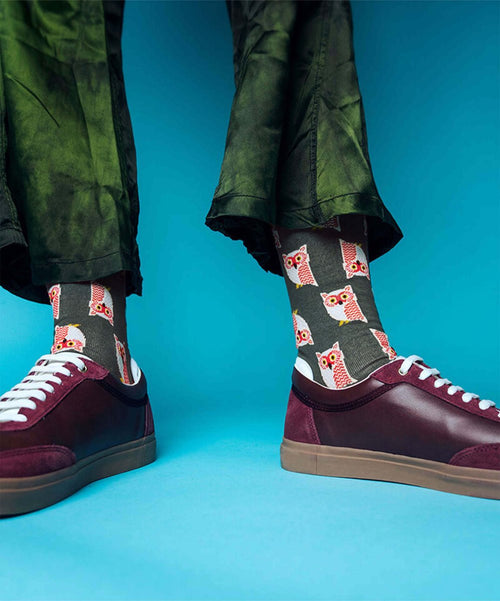 Dilly Socks Notre Chaussettes: Owlsome