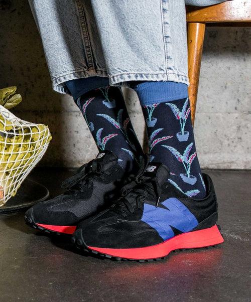 Dilly Socks Notre Chaussettes: Party Plant