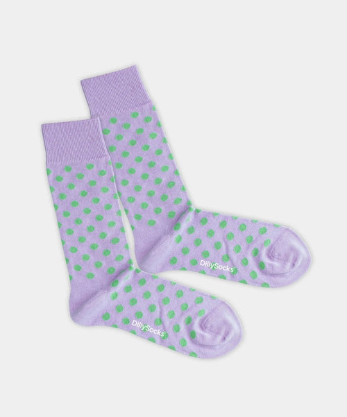 dilly socks Notre chaussettes: Pastel Dots