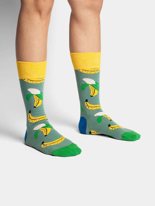 Dilly Socks Notre Chaussettes: Peeled Banana