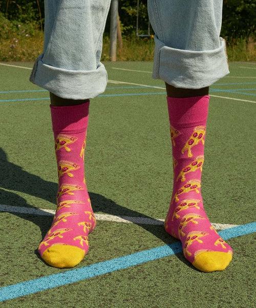 Dilly Socks Notre Chaussettes: Pepperoni Pizza