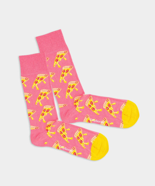 dilly socks Notre chaussettes: Pepperoni Pizza