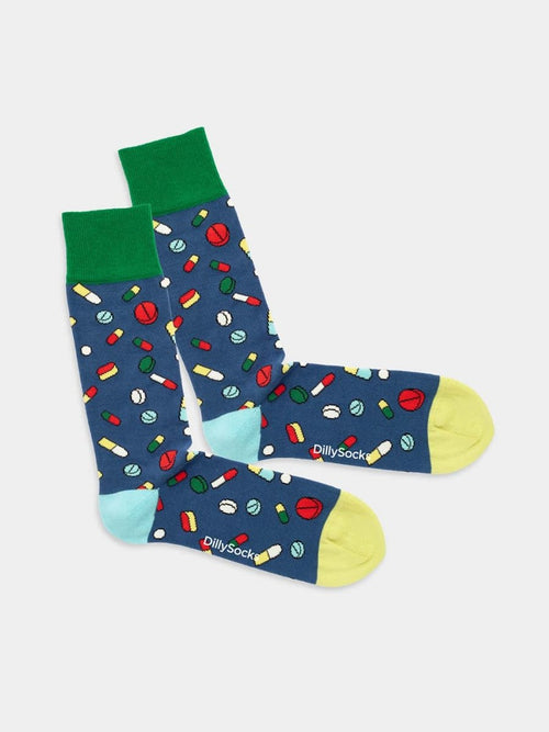dilly socks Notre chaussettes: Pills Skills