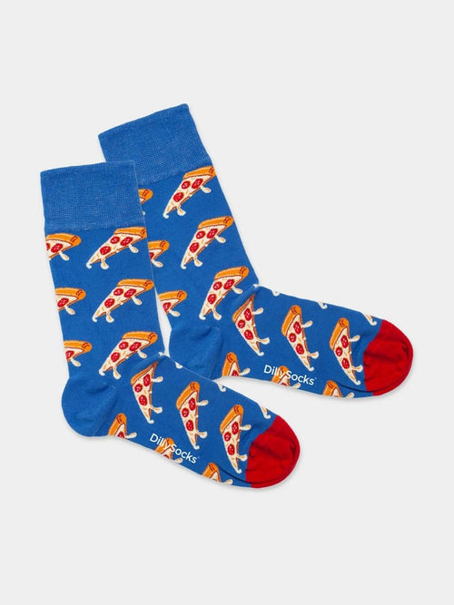 dilly socks Notre chaussettes: Pizza Drip