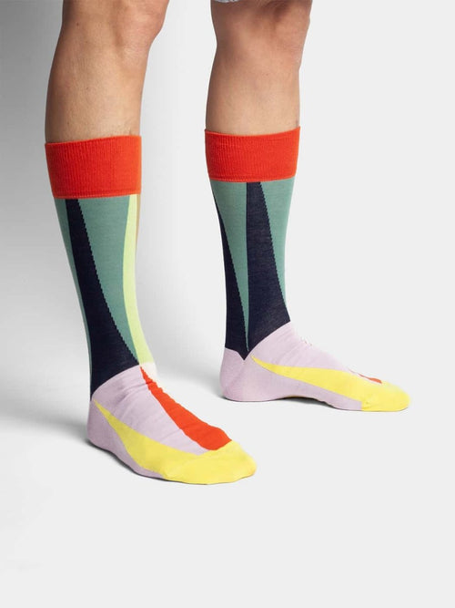 Dilly Socks Notre Chaussettes: Pointed Colors