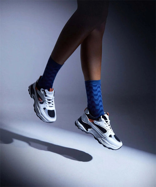 Dilly Socks Notre Chaussettes Pour Femmes: Wavy Sea