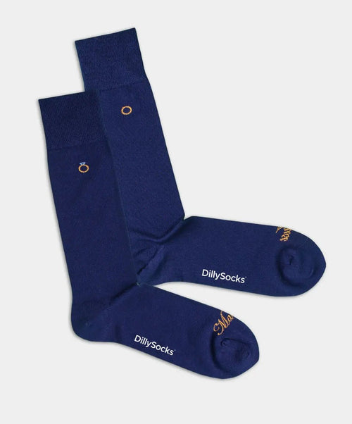 dilly socks Notre chaussettes pour hommes: Marry Me