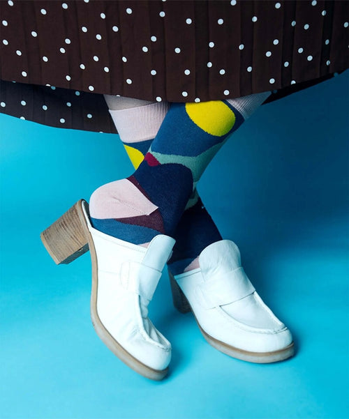 Dilly Socks Notre Chaussettes: Powder Play