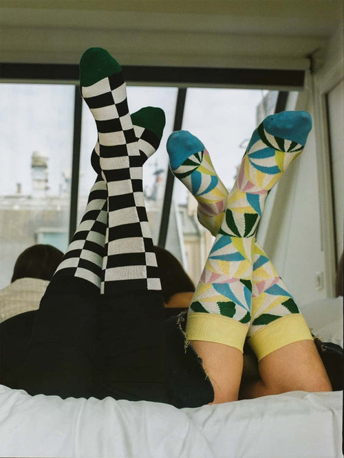 Dilly Socks Notre Chaussettes: Protect Me Pastel