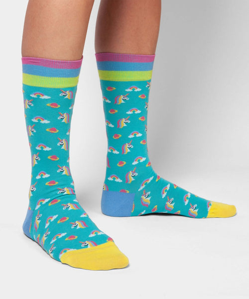 Dilly Socks Notre Chaussettes: Rainbow Daydream