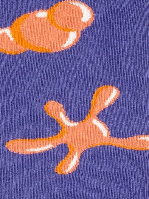 Dilly Socks Notre Chaussettes: Red Blobs