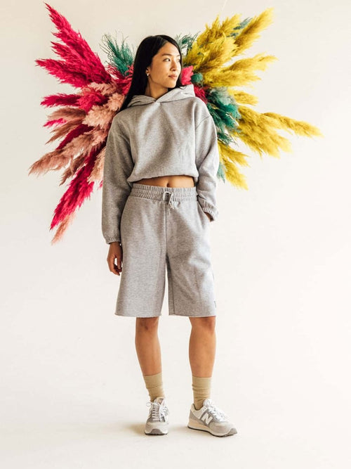 Dilly Socks Notre Chaussettes: Ribbed Mold Grey